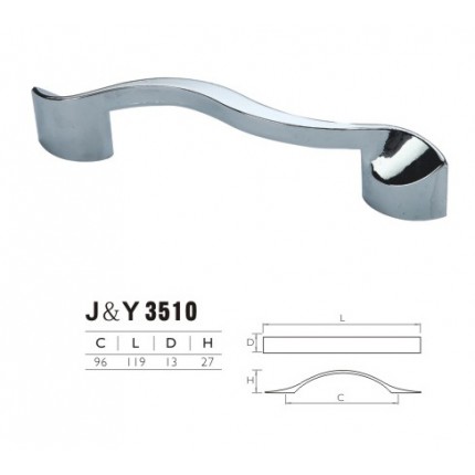 廠家直銷 柜門拉手 抽屜拉手 J&Y3510拉手