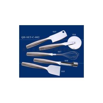 高檔不銹鋼空心柄廚房小工具小廚具小菜刀多功能 工具套裝