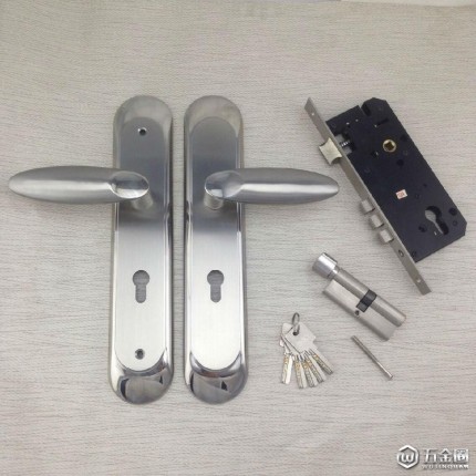 實木門鎖不銹鋼現(xiàn)代簡約室內(nèi)執(zhí)手門鎖 揭陽鎖具廠家YU35-7023