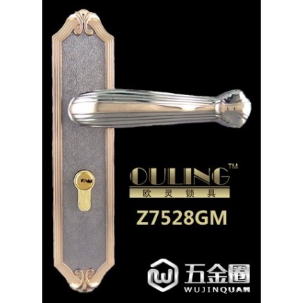 供應(yīng)歐靈-英博Z7528GM室內(nèi)門鎖批發(fā) 鋅合金機(jī)械鎖廠家