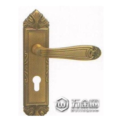【銳隆鎖業(yè)】歐式奢華執(zhí)手鎖5813室內(nèi)門鎖黃古銅大門鎖 廠家批發(fā)