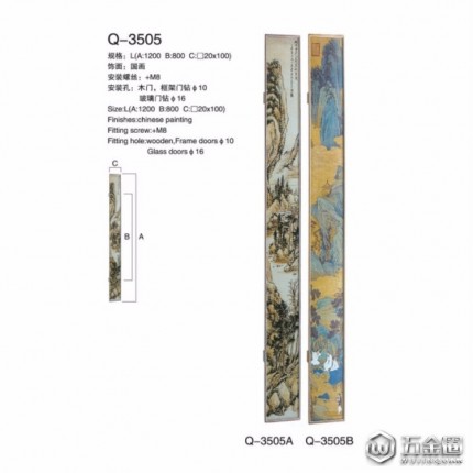 直銷(xiāo)不銹鋼拉手 門(mén)窗裝飾配件 大門(mén)把手 門(mén)窗五金配件 Q-3505