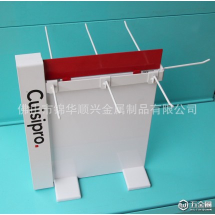 臺(tái)式鐵質(zhì)小掛架  廚房小工具架子 廚房用具展示架 JHSX-819