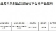 天津市九蓮家食品科技有限公司生產(chǎn)1批次巴旦木不合格