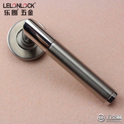 樂朗RLH-03精鑄實心執(zhí)手室內(nèi)門鎖把手工程門鎖歐式室內(nèi)門鎖拉手防火門五金配件
