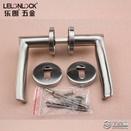 RLH-19不銹鋼304精鑄實心把手室內(nèi)門鎖執(zhí)手分體鎖配件通道門用拉手