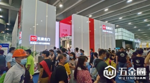 疫后首秀|3D無(wú)漆木門再成建博會(huì)人氣聚集地