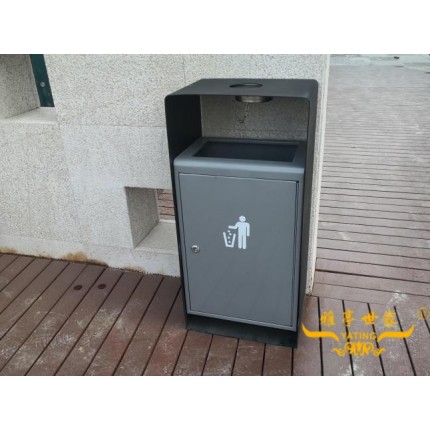 定制雅亭世家戶外不銹鋼垃圾箱鋼制垃圾分類桶